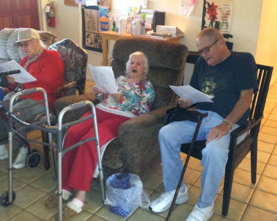 carols in the nursing home