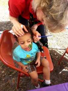 Face painting, clowns