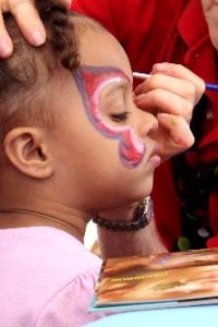 Face painting, clowns